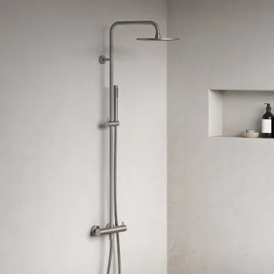 Semplice Rain DeLuxe SRL02 - SmartTerm Ø25 EasyClean, PVD børstet stål