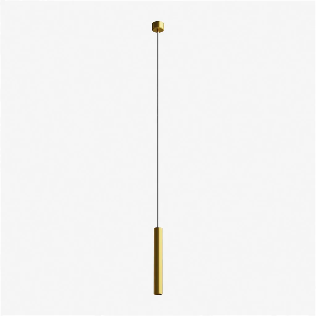 Tube Light 300 - Ø4x30 cm Matt Gold