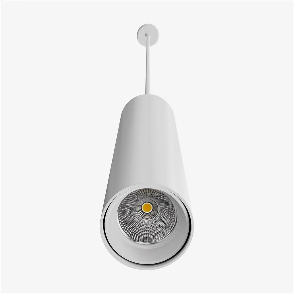 Tube Light 300XL - Ø60x300 mm., LED-pendel, matt hvit