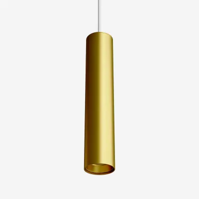Tube Light 300XL - Ø60x300 mm., LED-pendel, matt gull