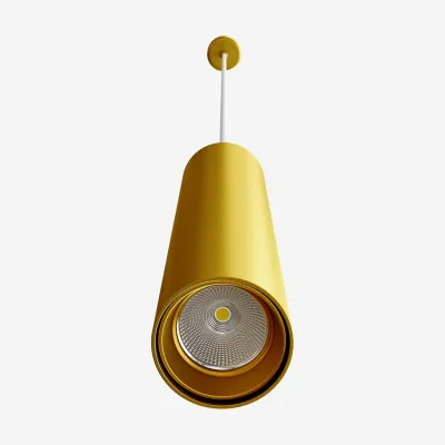 Tube Light 300XL - Ø60x300 mm., LED-pendel, matt gull