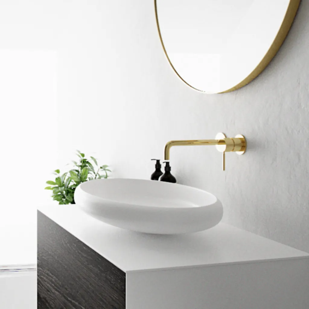 Boheme 60 - 60x40 cm Servant - Matt Hvit SolidTec®