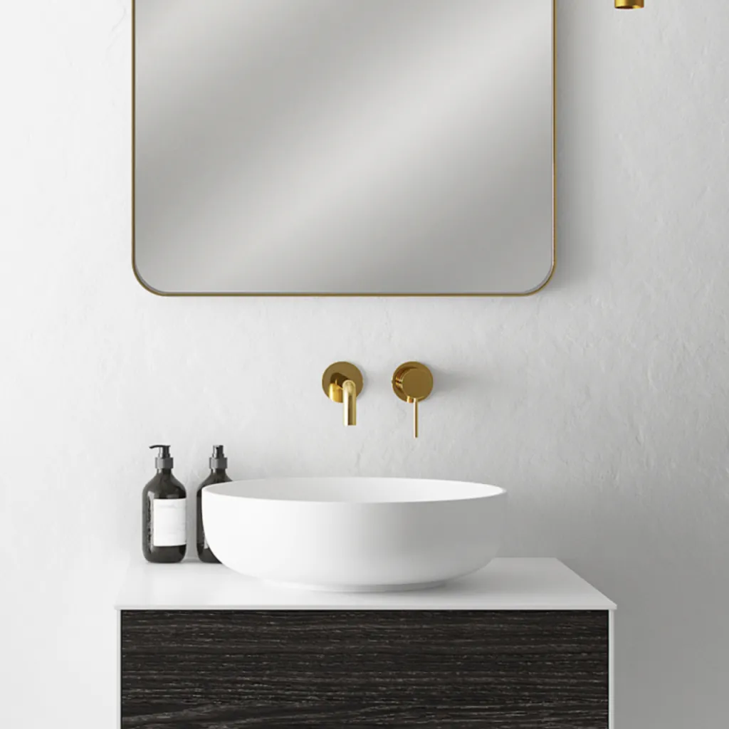 Cheese O - Ø40 cm Vaskeskål, Matt hvit SolidTec®