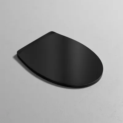 Spazio LFT006 - Toalettsete, blank svart