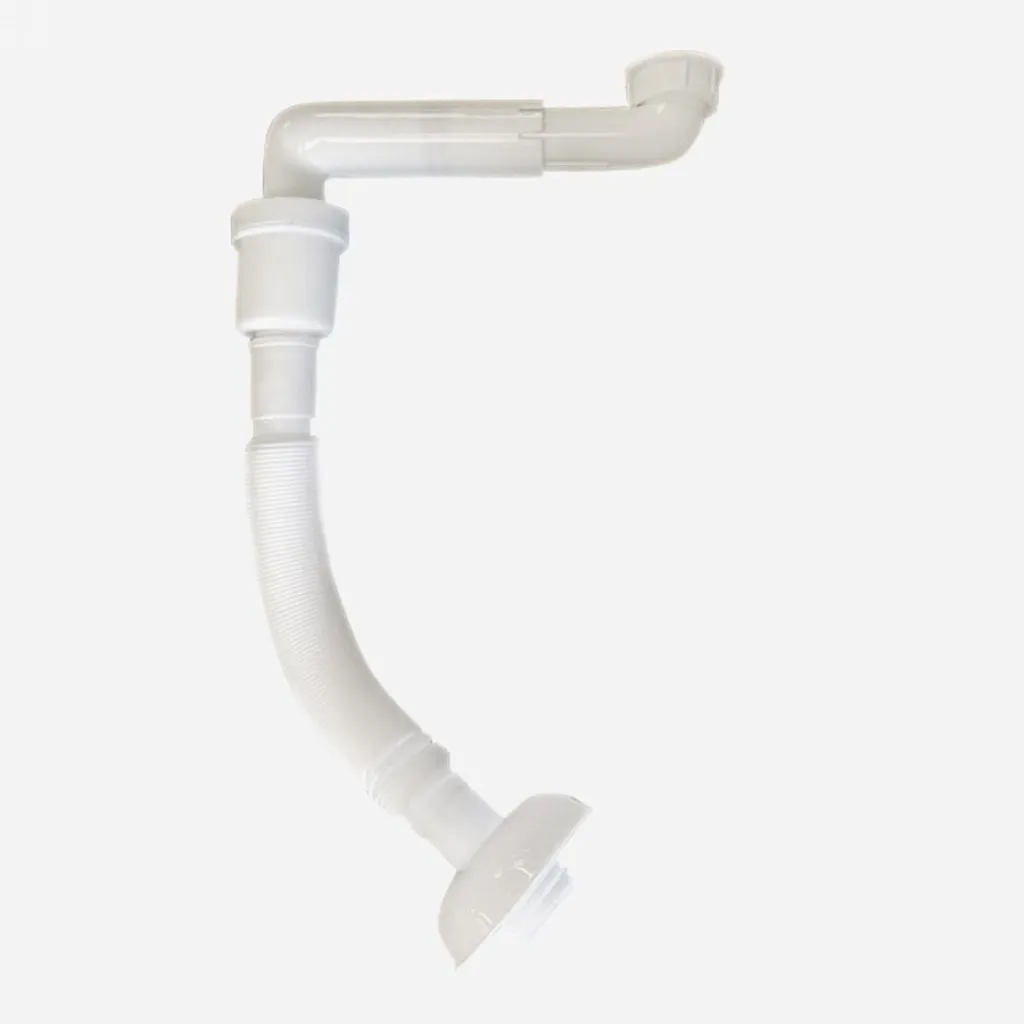 Pulcher PSS01 - Plassbesparende vannlås for baderomsmøbler, Universal m/Ø32 mm. fleksibelt rør