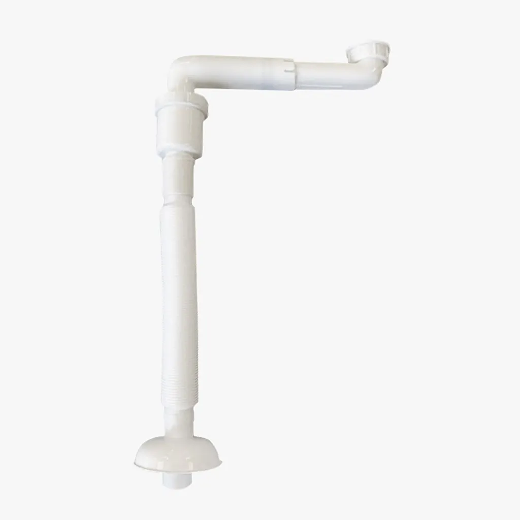 Pulcher PSS01 - Plassbesparende vannlås for baderomsmøbler, Universal m/Ø32 mm. fleksibelt rør