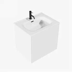 ArkiLife Cobus ACC60 - Slim-Design Baderomsmøbel 61x46,5 cm m/porselensvask