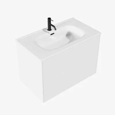 ArkiLife Cobus ACC80 - Slim-Design Møbler 81x46,5 cm m/Porselensvask