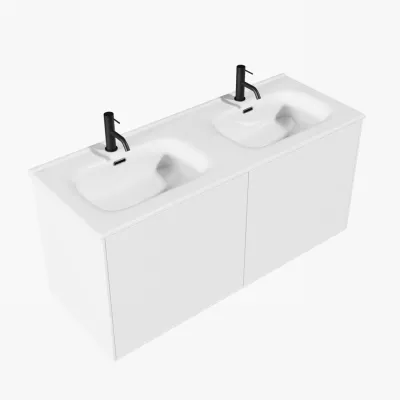 ArkiLife Cobus ACC120D - Slim-Design Møbler 121x46,5 cm m/Porselensvask