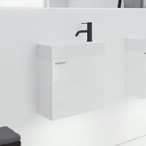 ArkiLife Cobus ACC41 - Baderomsmøbel 41,5x21,5 cm og vask i Sanistone