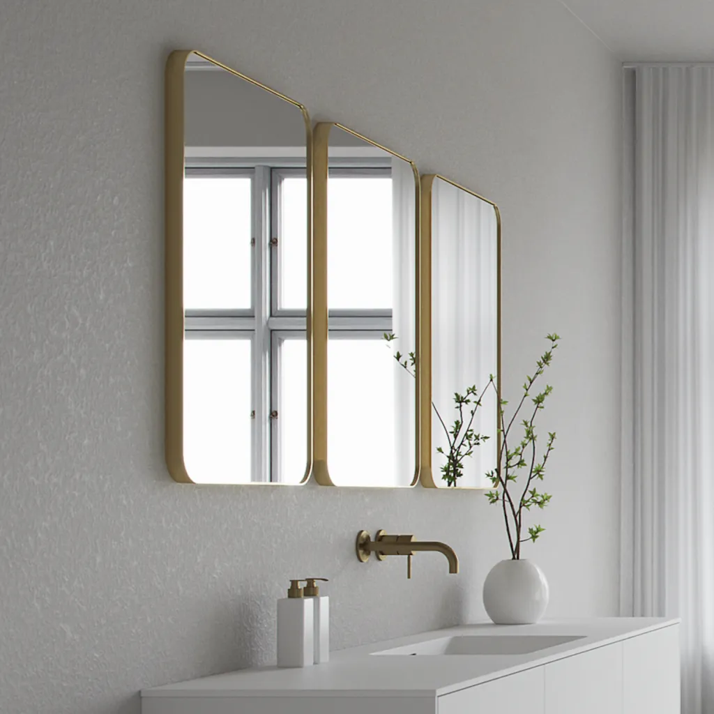 Déco Dé Lux 60x80 - Børstet messing