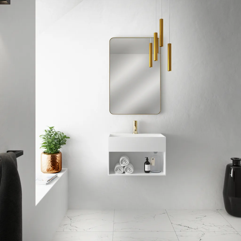 Déco Dé Lux 60x90 - Poleret messing