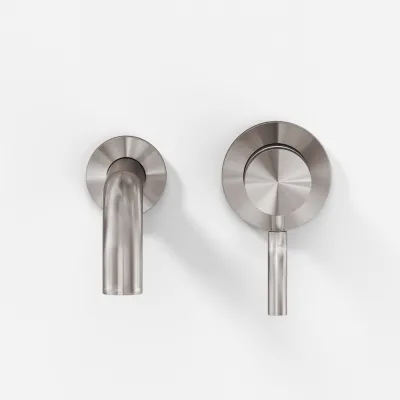Semplice SHV102 - Servantkran, 22 cm tut, PVD børstet stål