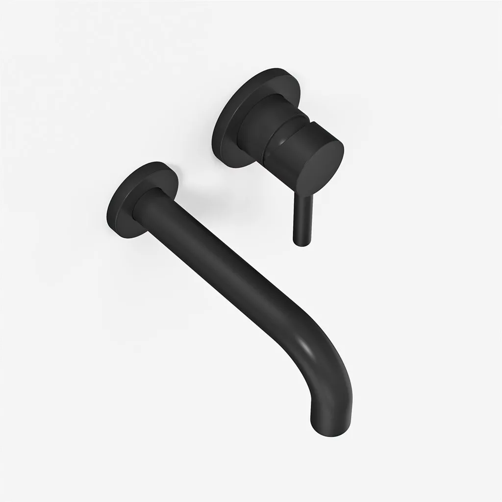 Semplice SHV102 - Servantkran, 22 cm tut, matt svart