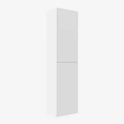 Pulcher Mood M4016L - 160x40x30 cm høyskap, matt hvit