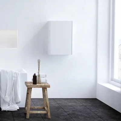 Copenhagen Block BHC4160 - 40x15x60 cm Overskap, Matt hvit