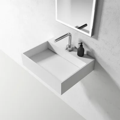 Kubo Inside 50 - 50x30, Matt hvit SolidTec®