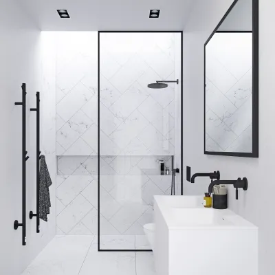 Pulcher Mood 120D Soho - Baderomsmøbel 120x46 cm, matt hvit med SolidTec® vask